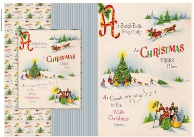 Sleigh Bells Ring Fold Back Card