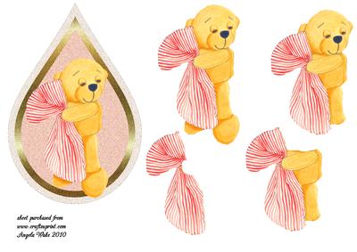 Teddy with Comfort Blanket