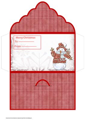 Snowman and Owl Money Wallet