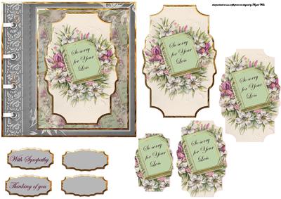 Sorry for Your Loss Card with a Topper