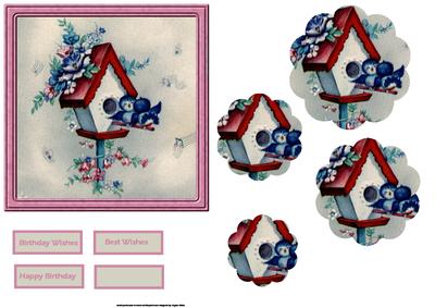 A Birthday Song Card with Petal Stackers