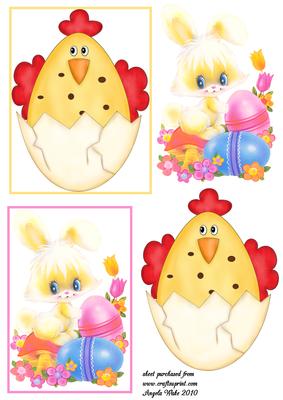 The Hen and the Baby Rabbit