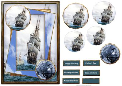 Sailing the Seas, Card with Stackers