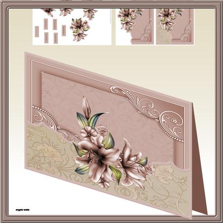 Lily Mock Envelope Card Mini Kit