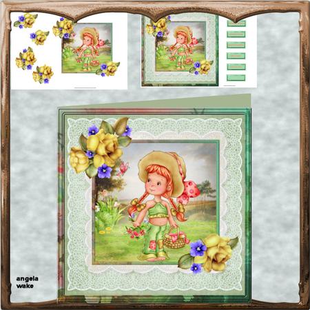 Let's Have a Picnic 8x8 Card Mini Kit
