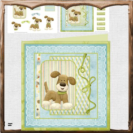 Regi Wagtail 8x8 Card and Decoupage Mini Kit