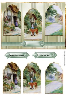 The New Calf Arch Panel Card with Toppers