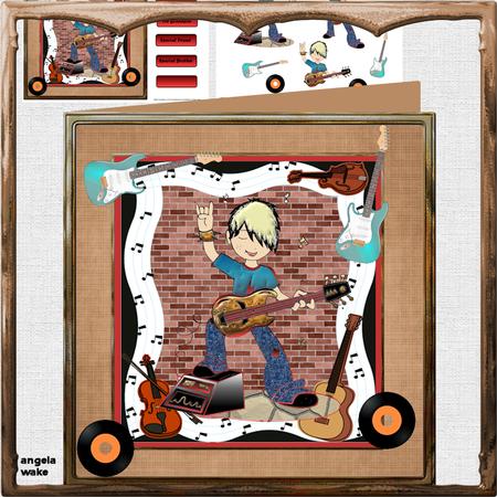 Love of Music 8x8 Card Mini Kit