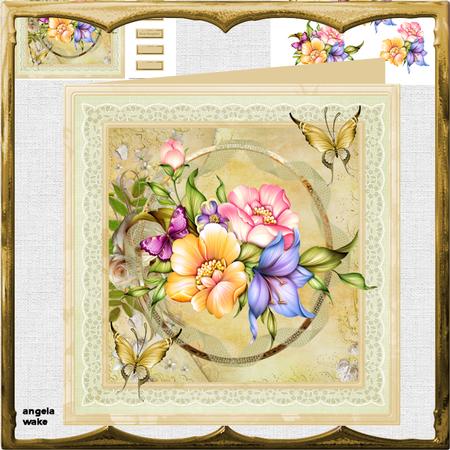 Butterfly Flutters 8x8 Card Mini Kit