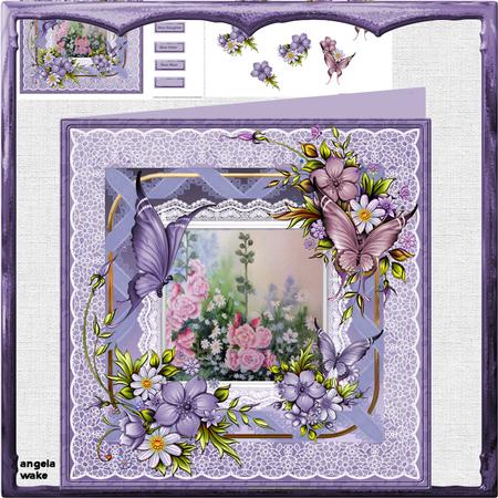 Meadow Garden 8x8 Card Mini Kit