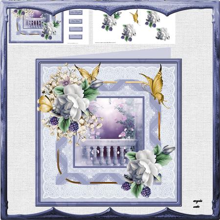 Rose Garden 8x8 Card Mini Kit