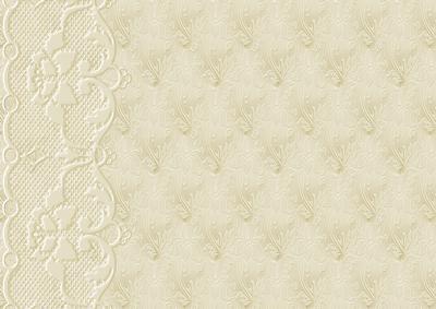 Cream Floral and Lace Background