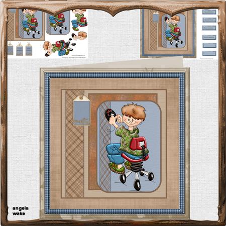 Game Boy 8x8 Card Mini Kit and Decoupage