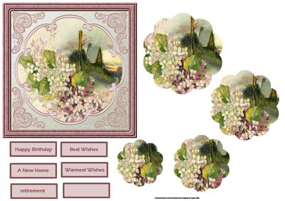 House in the Wood Card with Petal Stackers