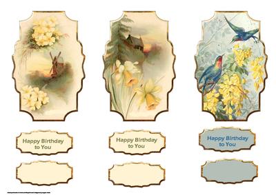 Spring Toppers and Sentiment Tags