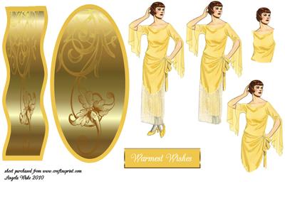 Lemon Lounge Robe 1923