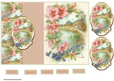 House by the Lake Fold Back Card