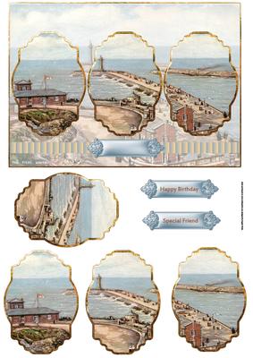 The Pier at Whitby Panel Card