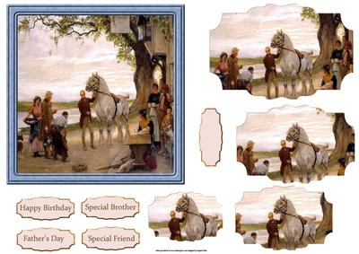 Horse Needs a Show Change Panel Card