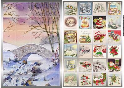 Winter Wonderfall Advent Calendar Card