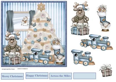 Christmas Eve and the Christmas Tree Card