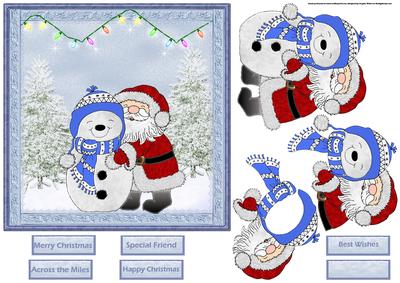 Santa Hugs and Fairy Lights