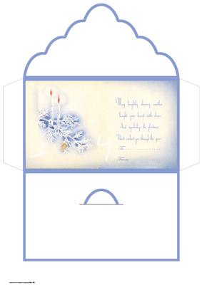 Burning Candles with Verse Money Wallet
