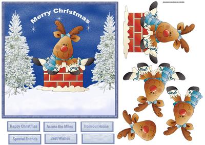 Rudolf the Red Nosed Reindeer Card