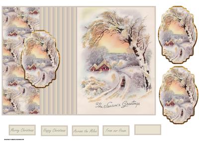 The Journey Home at Christmas Fold Back Card