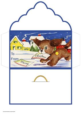 Dog Wishes for Christmas Money Wallet