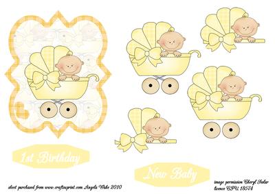 Primrose Pram with Baby