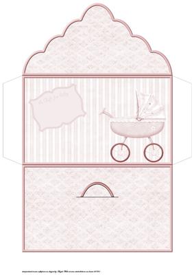 Baby Pram Girl Money Wallet