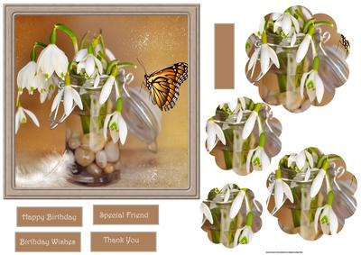 Lily of the Valley Flowers Card with Petal Stacker