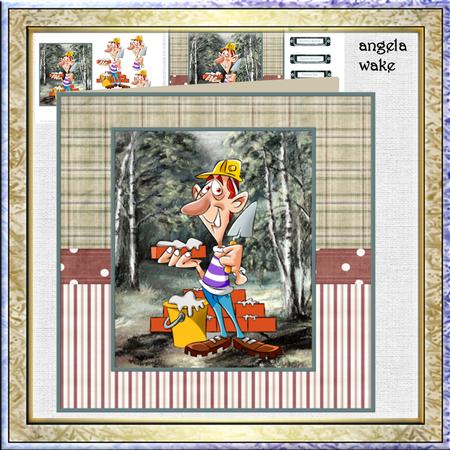 Jim the Builder Mini Kit Card