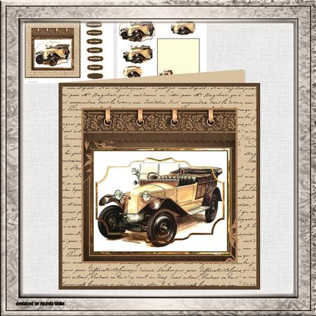 Open Top Vintage Car Mini Kit