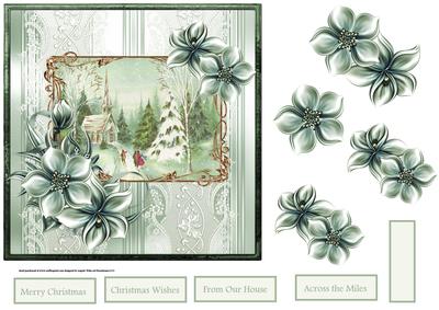 Christmas Morning Service 7x7 Card