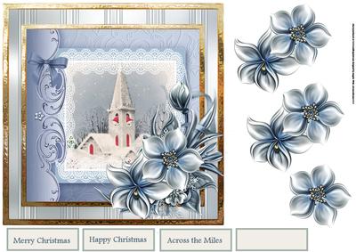 Christmas Bells Ring Out 7x7 Card