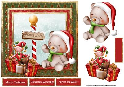 Bear and Jumping Jack at the North Pole