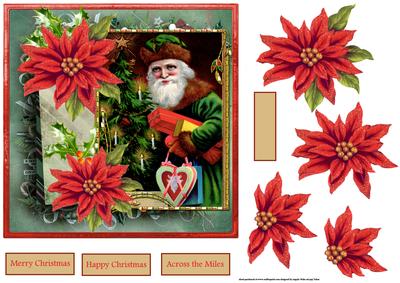 Santa Has Been Shopping 7x7 Card