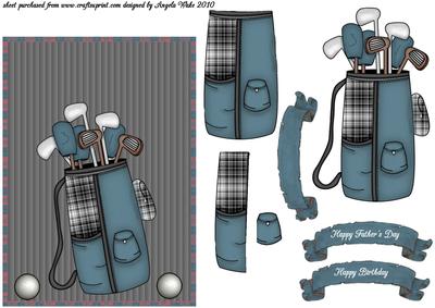 Golf Bag and Banners