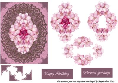 Pink Roses and Victorian Lace
