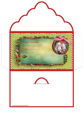 Vintage Christmas Money Wallet