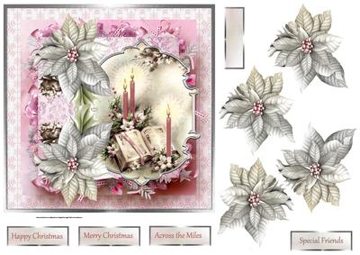 The Christmas Story 7x7 Card with Decoupage