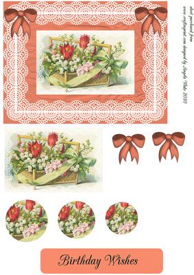 Tulips in a Basket