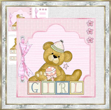 Baby Girl Teddybear Mini Kit