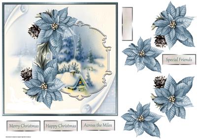 Welcome Rooftops at Christmas 7x7 Card