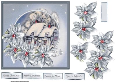 Vintage Cottage Card with Decoupage