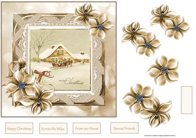 Sleigh Ride Through the Snow 7x7 Card