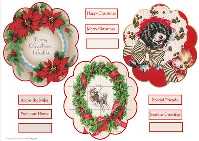 Vintage Christmas Toppers