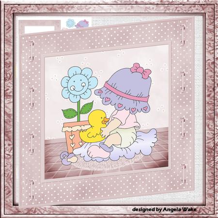 Bonnet Girl 7x7 Card Mini Kit